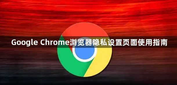 Google Chrome浏览器隐私设置页面使用指南1