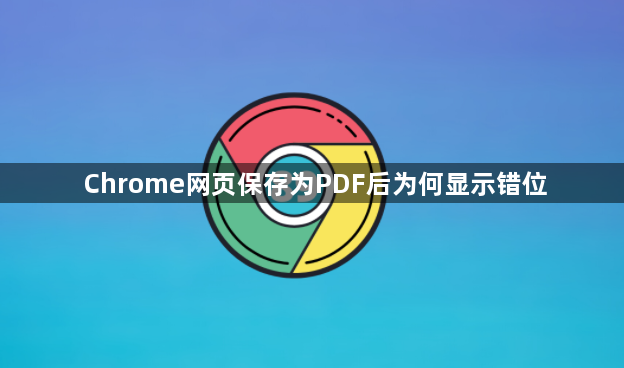 Chrome网页保存为PDF后为何显示错位1