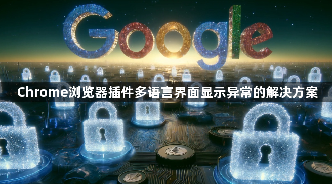 Chrome浏览器插件多语言界面显示异常的解决方案1