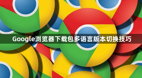 Google浏览器下载包多语言版本切换技巧1