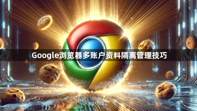 Google浏览器多账户资料隔离管理技巧1