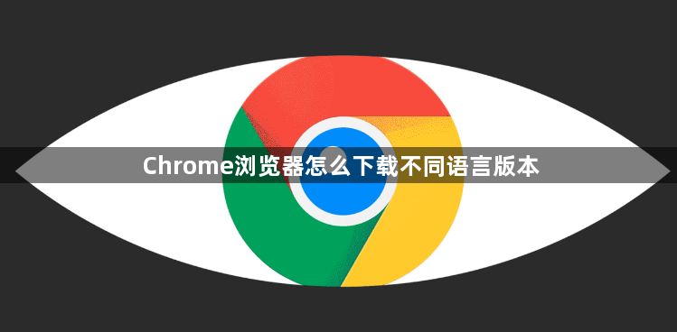 Chrome浏览器怎么下载不同语言版本1