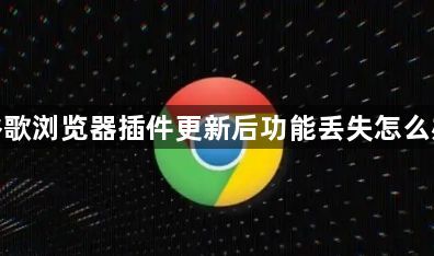 谷歌浏览器插件更新后功能丢失怎么办1