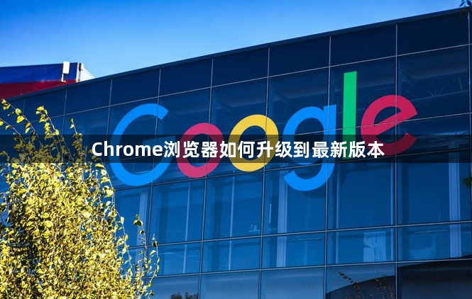Chrome浏览器如何升级到最新版本1