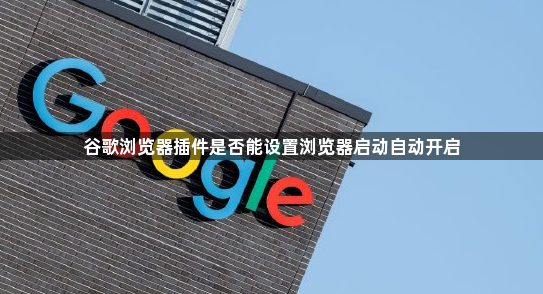 谷歌浏览器插件是否能设置浏览器启动自动开启1
