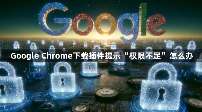 Google Chrome下载插件提示“权限不足”怎么办1