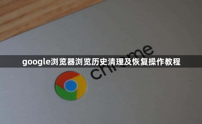 google浏览器浏览历史清理及恢复操作教程1