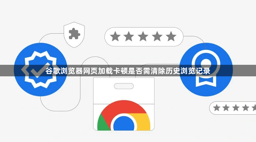 谷歌浏览器网页加载卡顿是否需清除历史浏览记录1