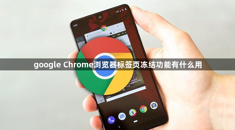 google Chrome浏览器标签页冻结功能有什么用1