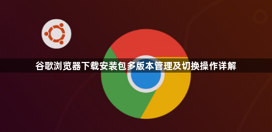 谷歌浏览器下载安装包多版本管理及切换操作详解1