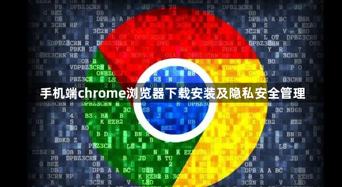 手机端chrome浏览器下载安装及隐私安全管理1