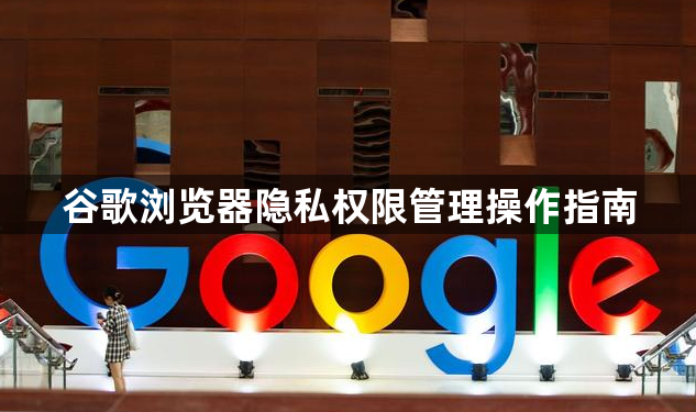 谷歌浏览器隐私权限管理操作指南1