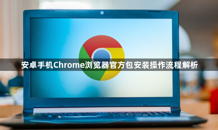 安卓手机Chrome浏览器官方包安装操作流程解析1
