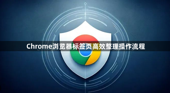 Chrome浏览器标签页高效整理操作流程1