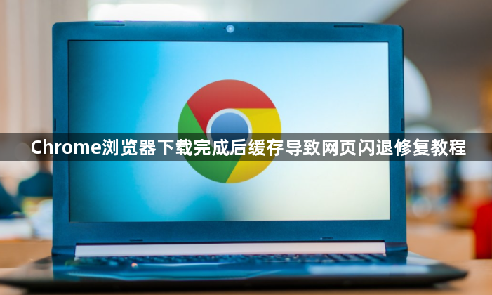 Chrome浏览器下载完成后缓存导致网页闪退修复教程1