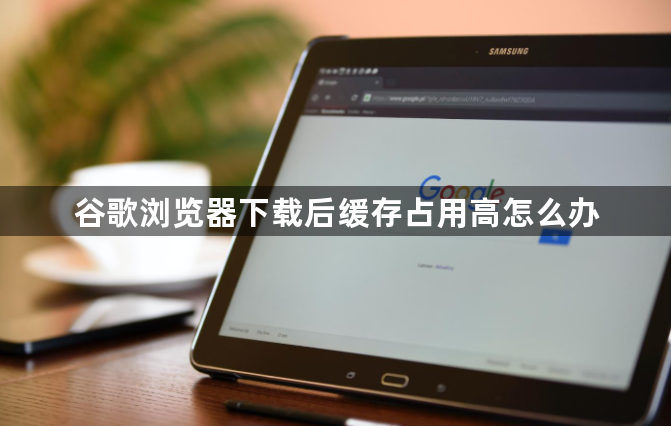 谷歌浏览器下载后缓存占用高怎么办1