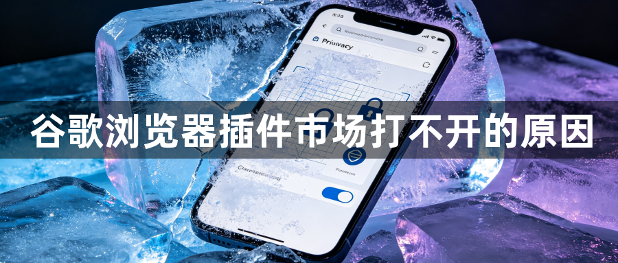 谷歌浏览器插件市场打不开的原因1