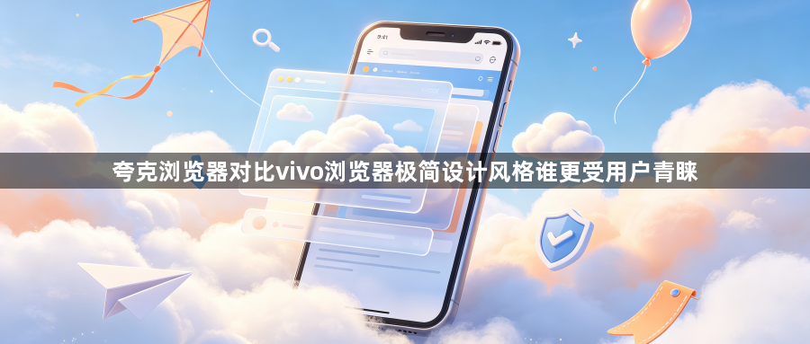 夸克浏览器对比vivo浏览器极简设计风格谁更受用户青睐1