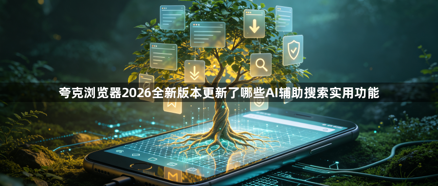 夸克浏览器2026全新版本更新了哪些AI辅助搜索实用功能1