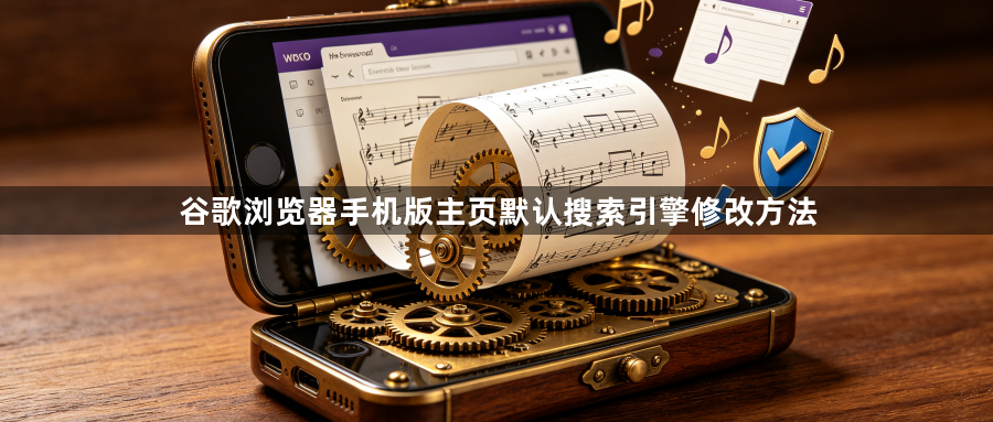 谷歌浏览器手机版主页默认搜索引擎修改方法1