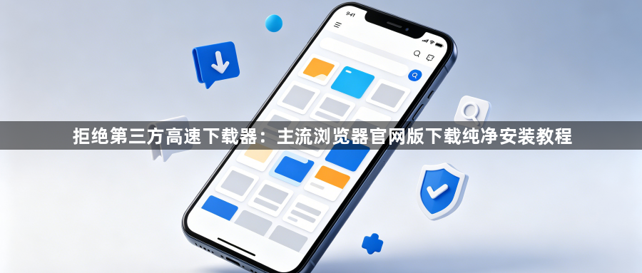 拒绝第三方高速下载器：主流浏览器官网版下载纯净安装教程1