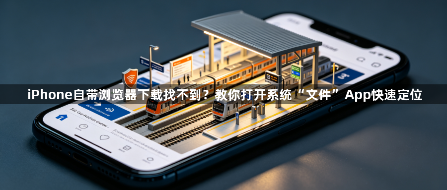 iPhone自带浏览器下载找不到？教你打开系统“文件”App快速定位1