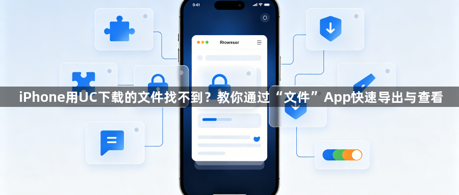 iPhone用UC下载的文件找不到？教你通过“文件”App快速导出与查看1