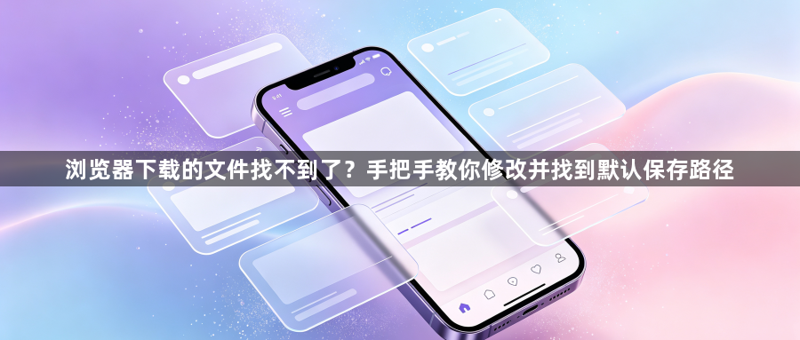浏览器下载的文件找不到了?手把手教你修改并找到默认保存路径1