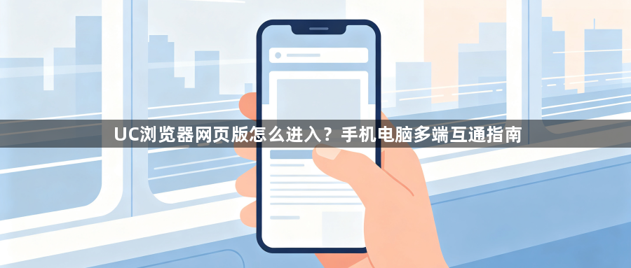 UC浏览器网页版怎么进入？手机电脑多端互通指南1