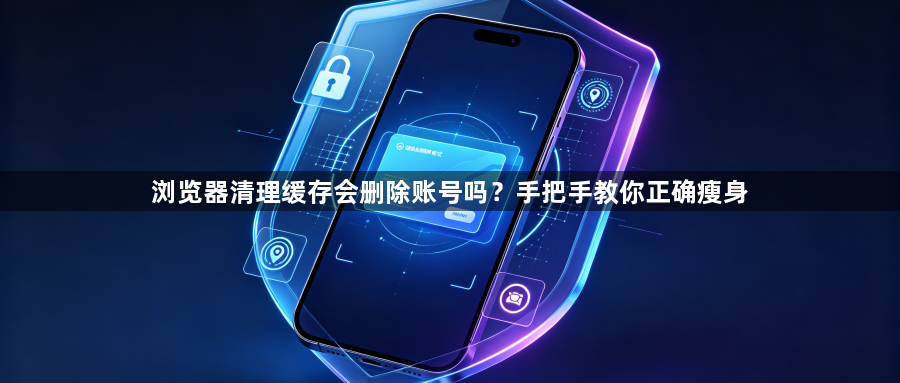 浏览器清理缓存会删除账号吗？手把手教你正确瘦身1