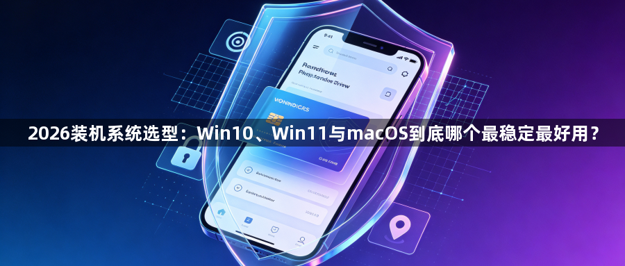 2026装机系统选型:Win10、Win11与macOS到底哪个最稳定最好用?1