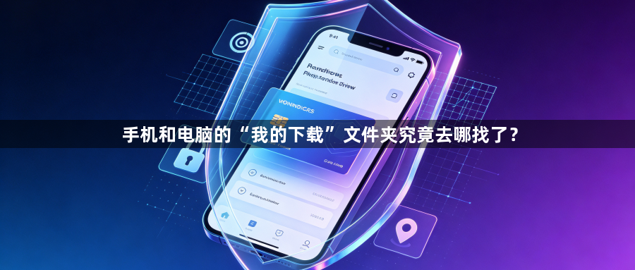 手机和电脑的“我的下载”文件夹究竟去哪找了？1