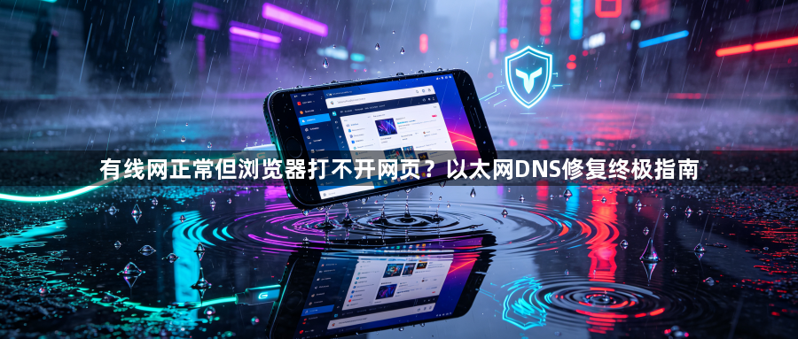 有线网正常但浏览器打不开网页？以太网DNS修复终极指南1
