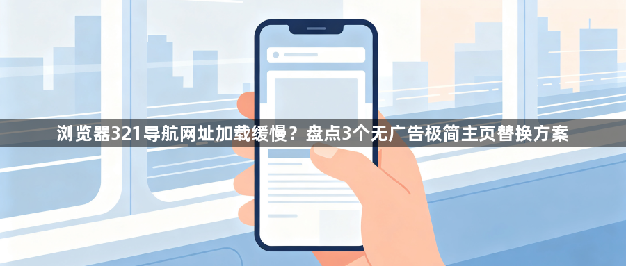 浏览器321导航网址加载缓慢?盘点3个无广告极简主页替换方案1