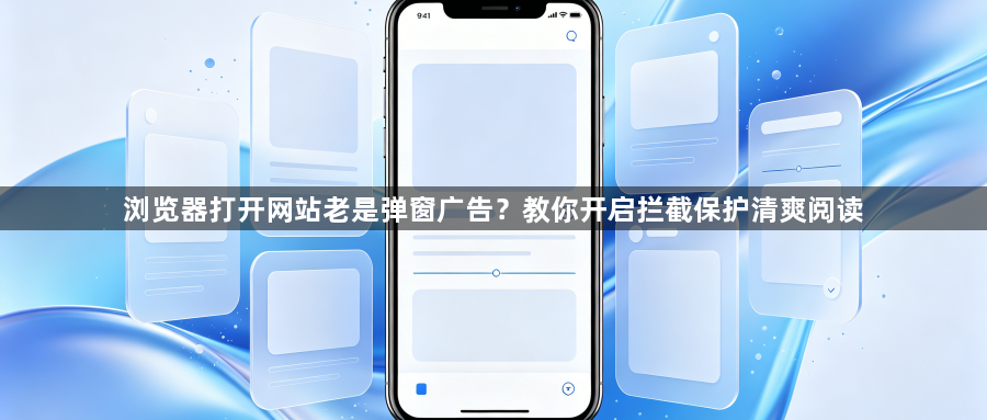 浏览器打开网站老是弹窗广告？教你开启拦截保护清爽阅读1