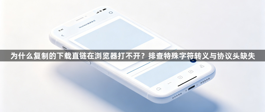 为什么复制的下载直链在浏览器打不开？排查特殊字符转义与协议头缺失1