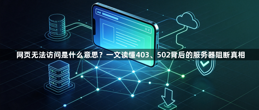 网页无法访问是什么意思?一文读懂403、502背后的服务器阻断真相1