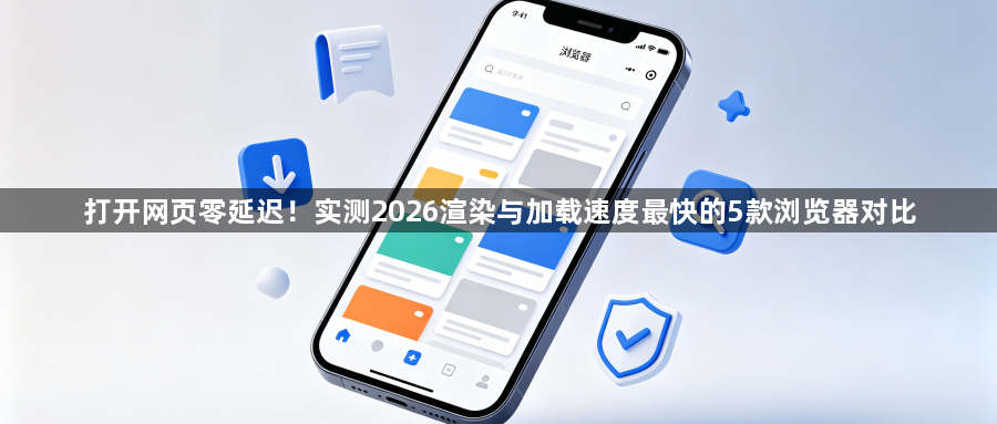 打开网页零延迟！实测2026渲染与加载速度最快的5款浏览器对比1