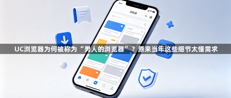 UC浏览器为何被称为“男人的浏览器”？原来当年这些细节太懂需求1
